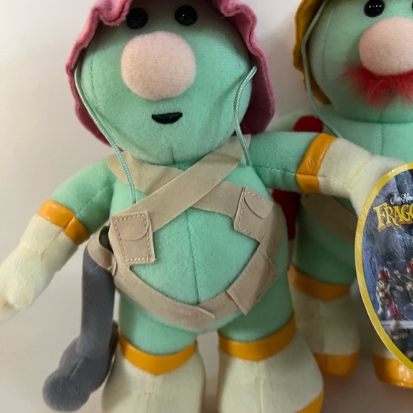 Fraggle Rock Jim Henson Plush Sababa Toys Doozers Plush 2004 Lot Of 3 - Picture 6 of 9
